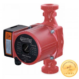 Насос циркуляционный 100Вт Hmax 6м Qmax 75л/мин Ø2" 180мм + гайки Ø1¼" AQUATICA (774134)