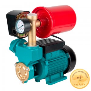 Насосная станция 0.37кВт Hmax 32м Qmax 40л/мин (вихревой насос) 1л AQUATICA AUTOGPa125ZA (776016)
