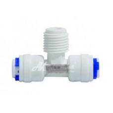Тройник QC-НР-QC  1/4"QC-3/8"НР-1/4"QC (DCC-007B)