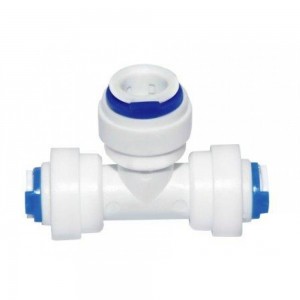 Тройник QC-QC-QC; 1/4"QC-3/8"QC-1/4"QC; DCC-009C