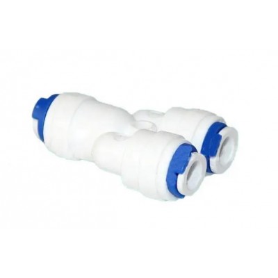 Тройник Y-образный QC-QC-QC 3/8"QC-1/4"QC-1/4"QC (2-ходовой делитель потока)  DCC-017С